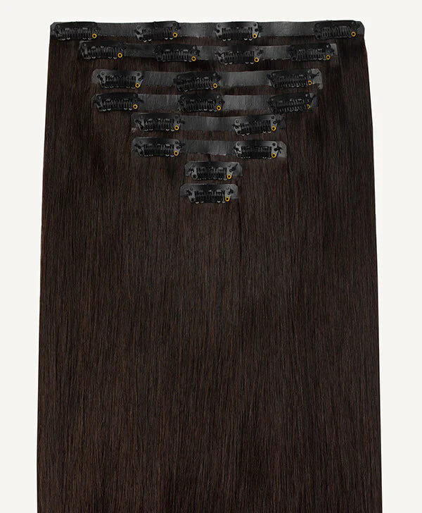 Natural Dark Brown (Unprocessed - between #1 and #1B)