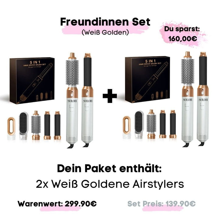 5in1 - Airstyler, perfektes Haar mit einem Gerät - SOLOH