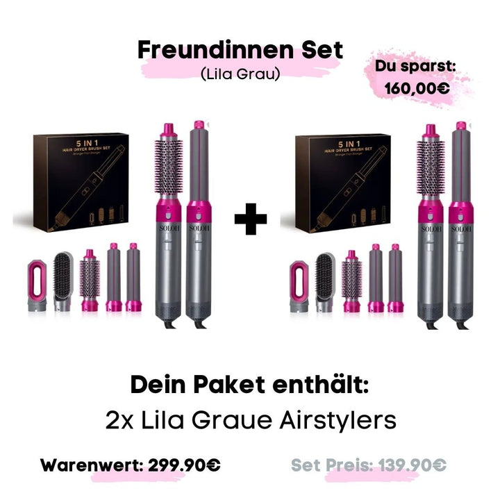 5in1 - Airstyler, perfektes Haar mit einem Gerät - SOLOH
