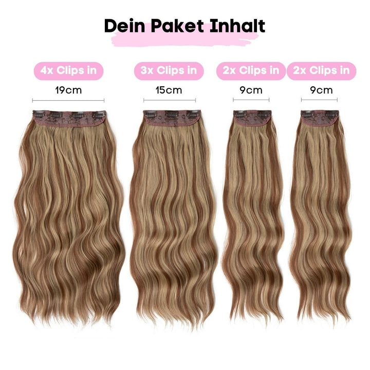 Clip in Haarverlängerungen | Extensions - 55cm - SOLOH
