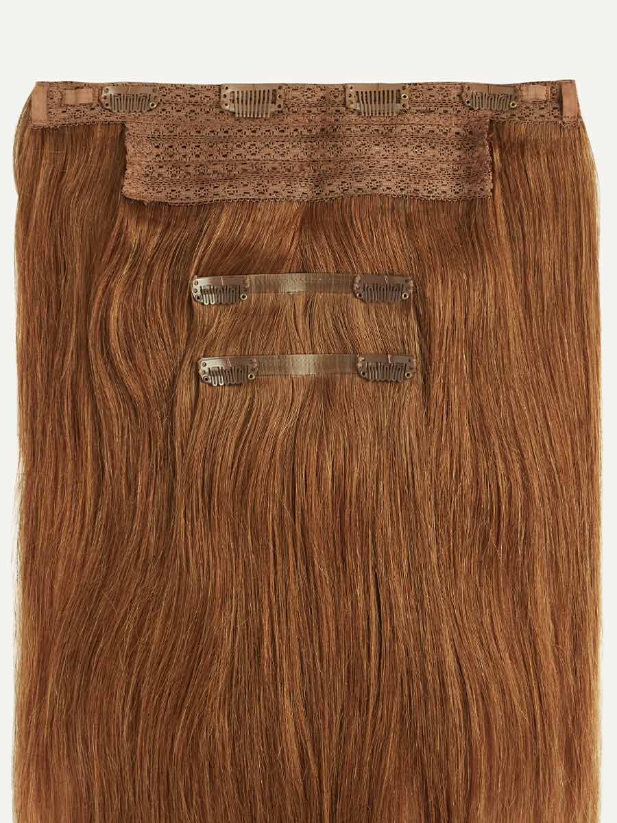 Remy Clip-In Extensions 120g – Brown colour reference