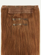 Remy Clip-In Extensions 120g – Brown colour reference