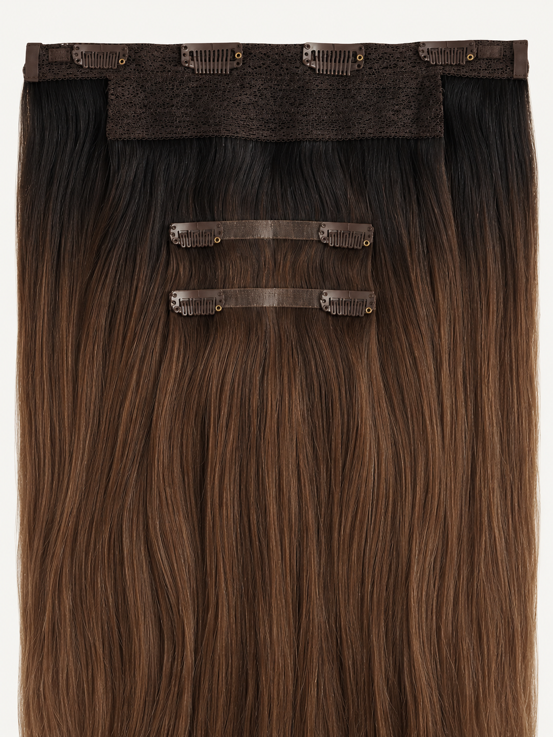 Remy Halo Extensions 120g – T1B/4 Black to Medium Brown