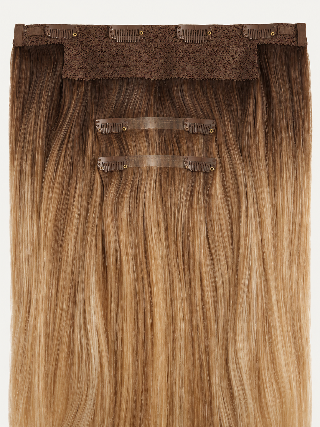 Remy Halo Extensions 120g – T4/27 Brown to Caramel