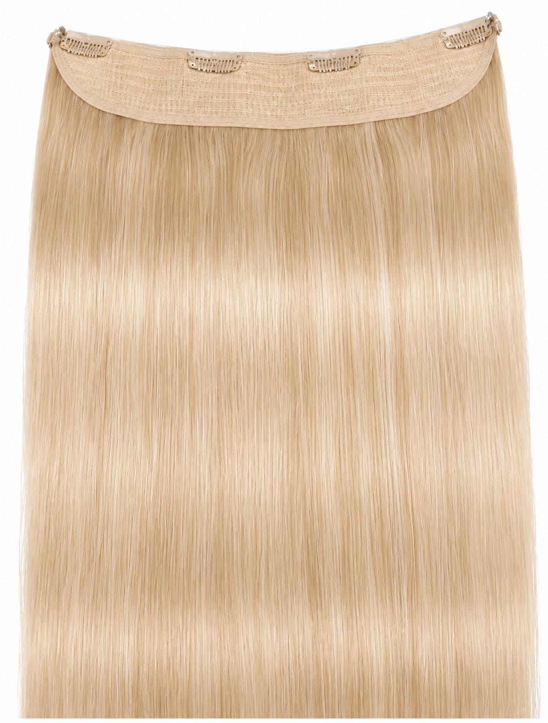 Remy Halo Extensions – Glatt – 18 Light Ash Blonde