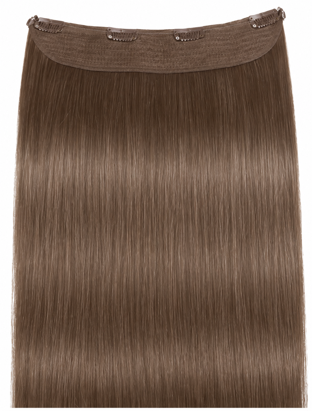Remy Halo Extensions – Glatt – 8 Light Ash Brown